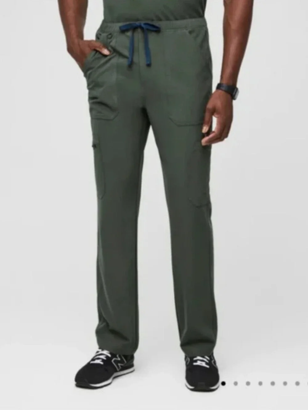 Figs Cairo Scrub Pants in Moss Green Large Mens